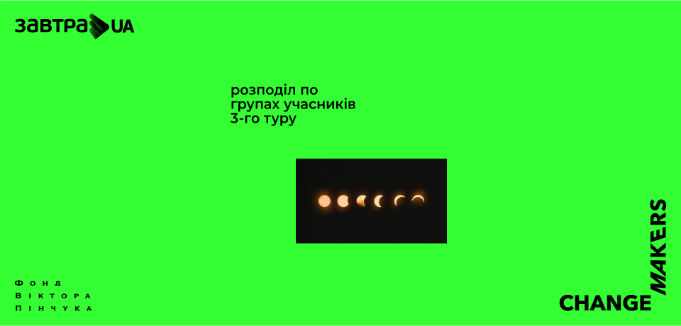 Розподіл по групах учасників 3-го туру конкурсу-2020/21 Завтра.UA